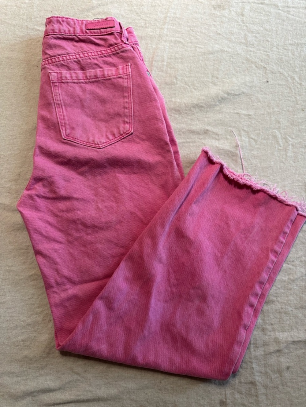 Blank NYC Baxter Ribcage Straight Leg Size 25 Pink - Picture 4 of 7